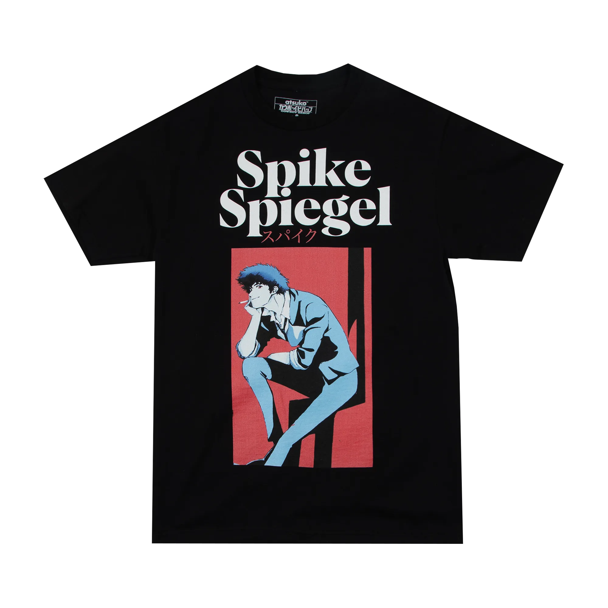 Spike Art Deco Black Tee