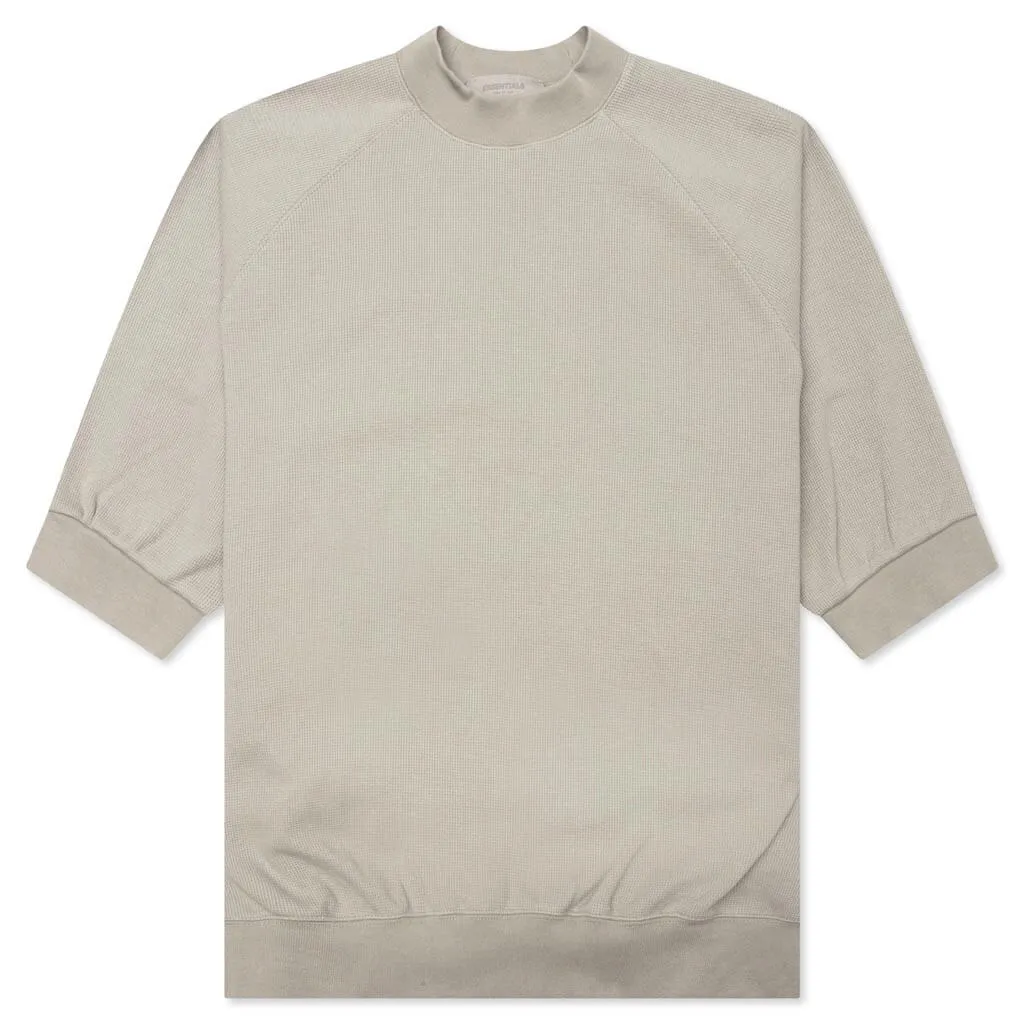 S/S Waffle Sweatshirt - Seal