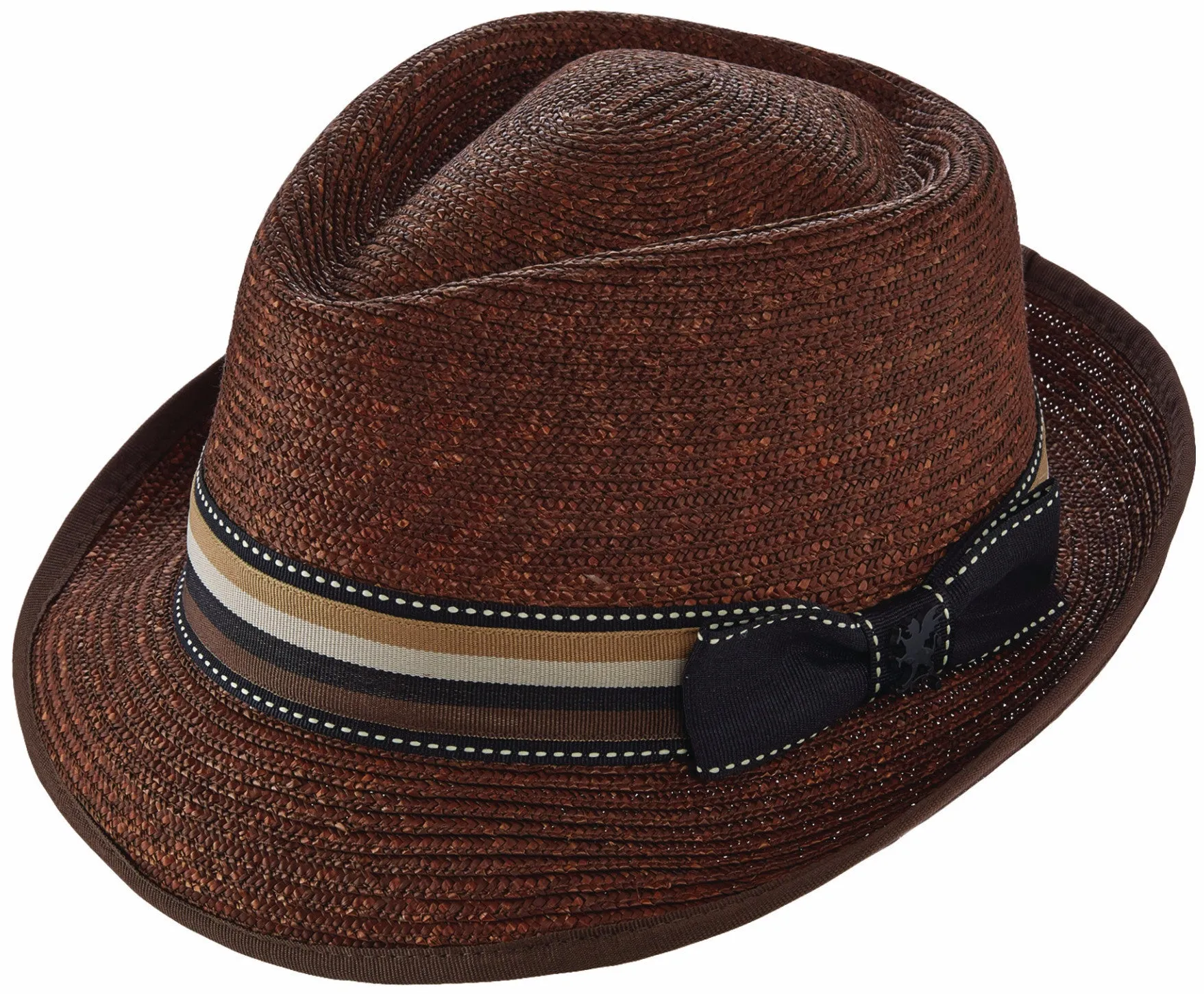 Stacy Adams Wheat Braid Diamond Crown Fedora