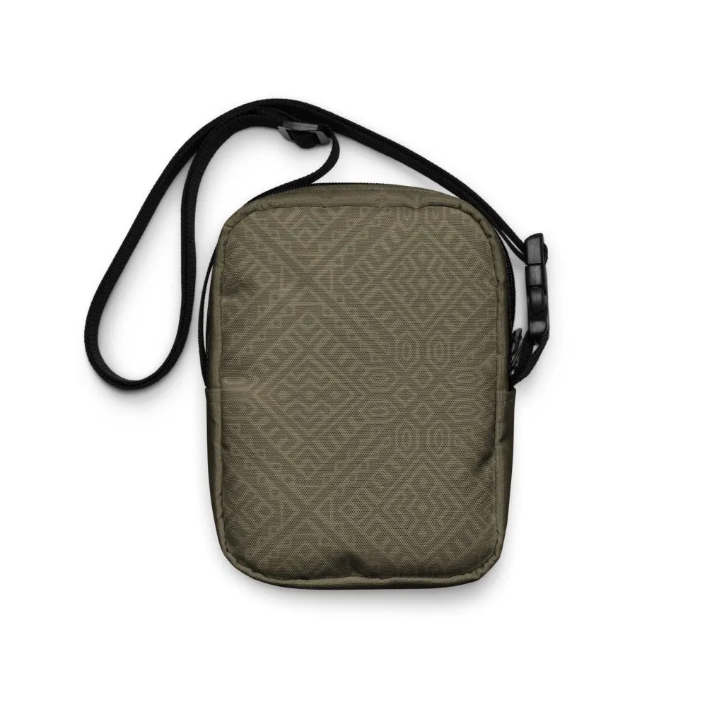 Survivor Pattern Crossbody Bag