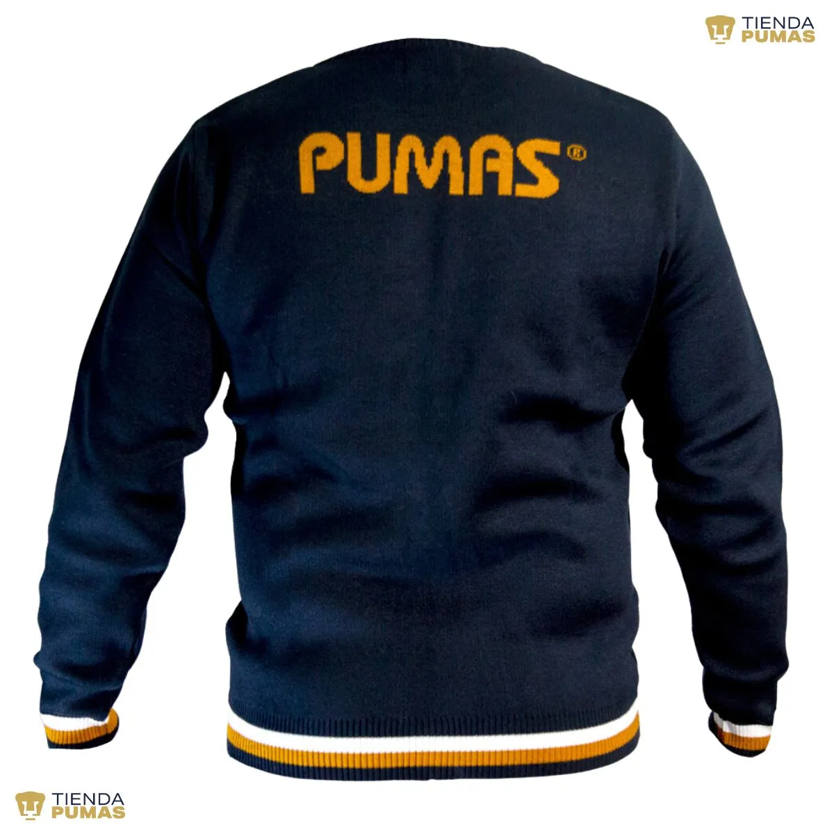 Suéter Unisex Universitario UNAM Pumas Azul Marino