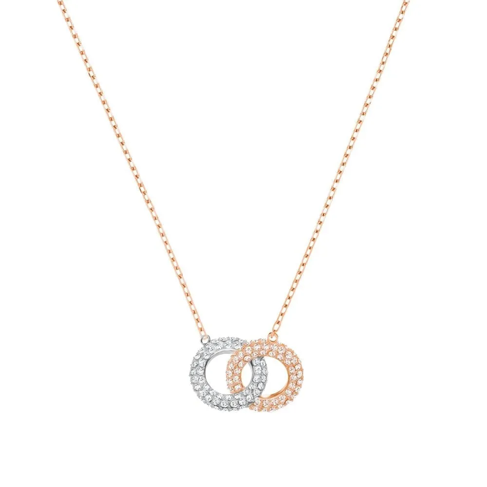 Swarvoski Stone Interlocking Necklace