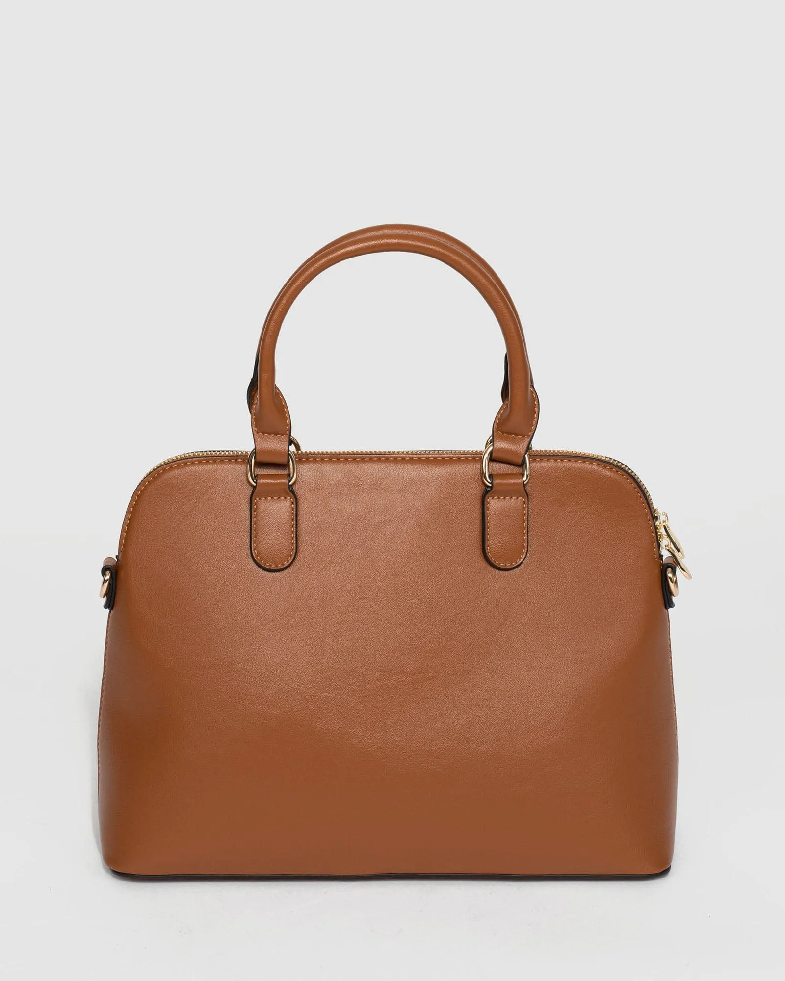 Tan Zion Plate Med Tote Bag