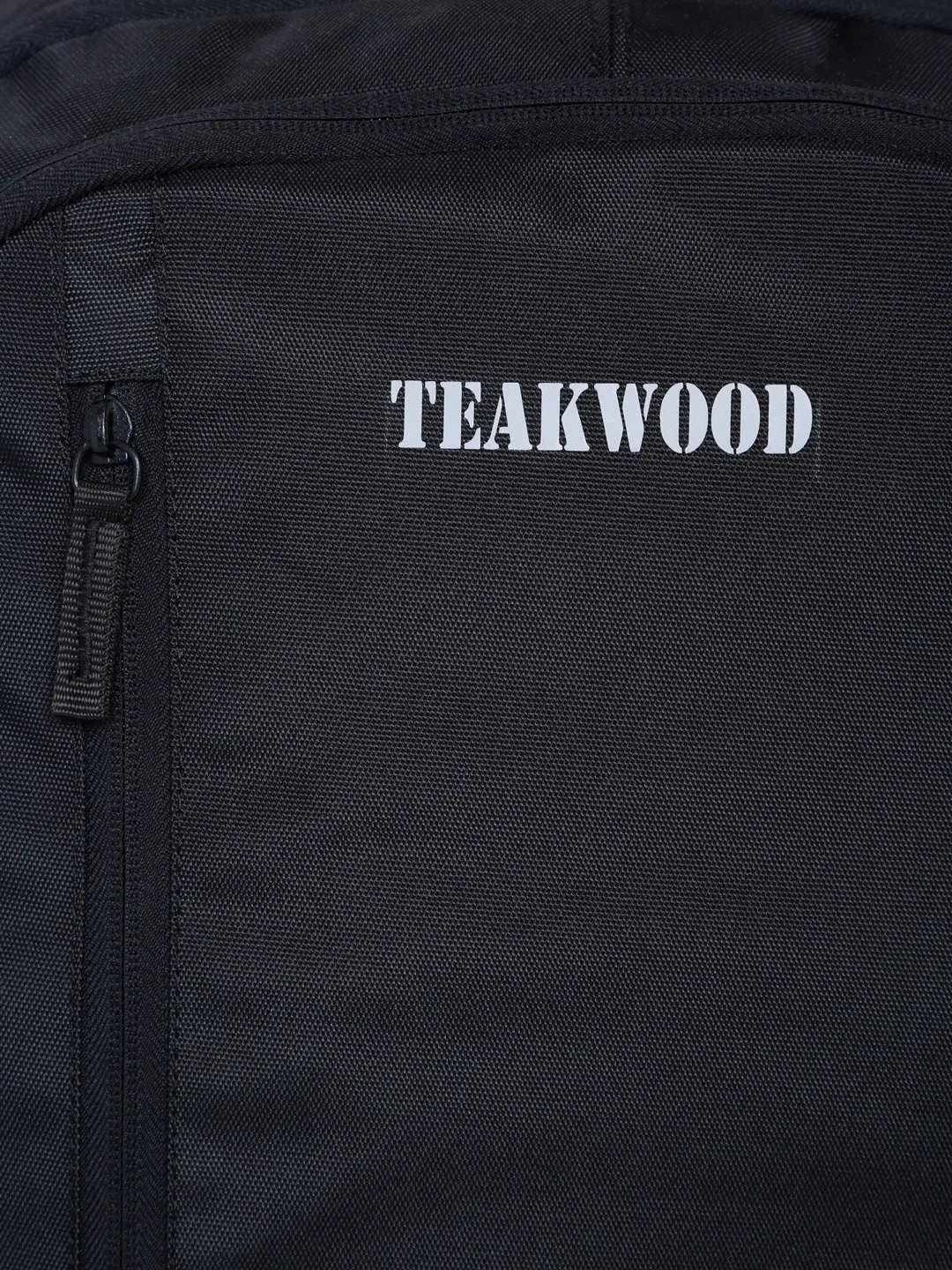 Teakwood Genuine Polyester Backpack - Black