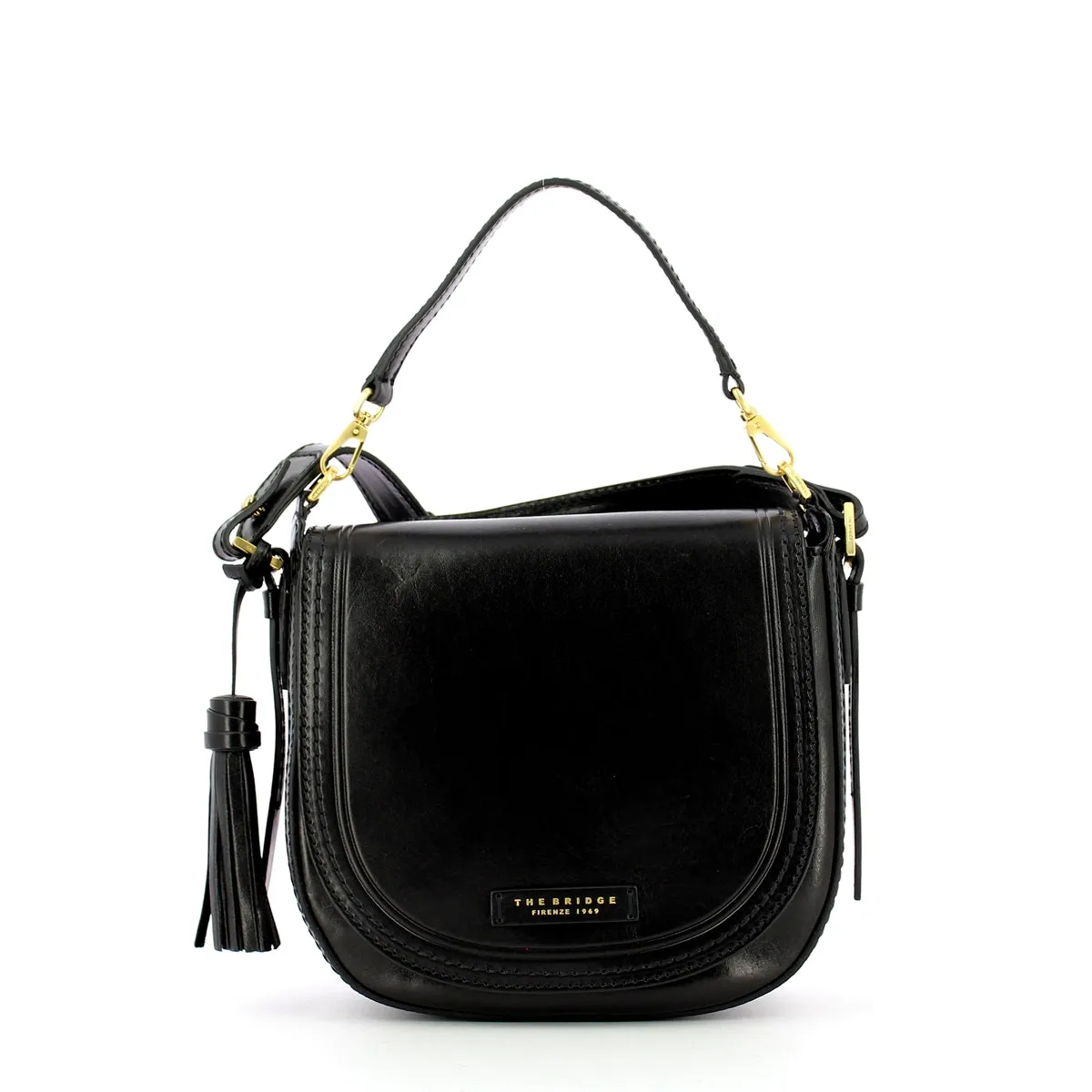 The Bridge - Pearl District Large Crossbody - 04122701 - NERO/ABB./ORO