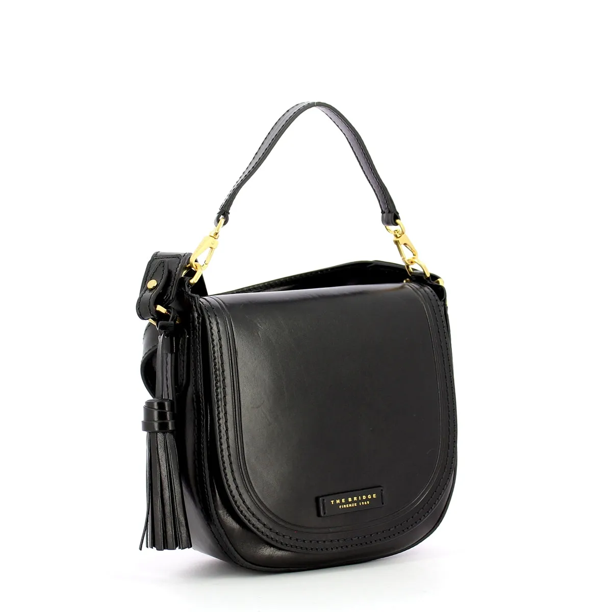 The Bridge - Pearl District Large Crossbody - 04122701 - NERO/ABB./ORO