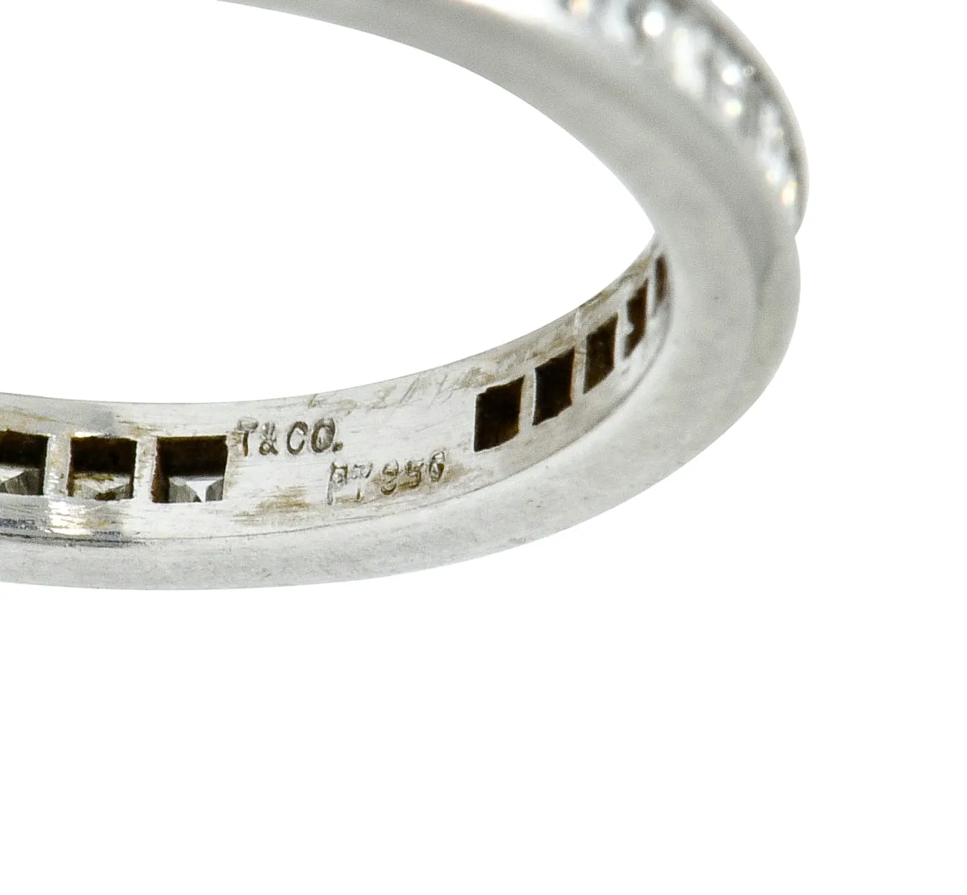 Tiffany & Co. Mid-Century 1.25 CTW Diamond Platinum Eternity Band Ring