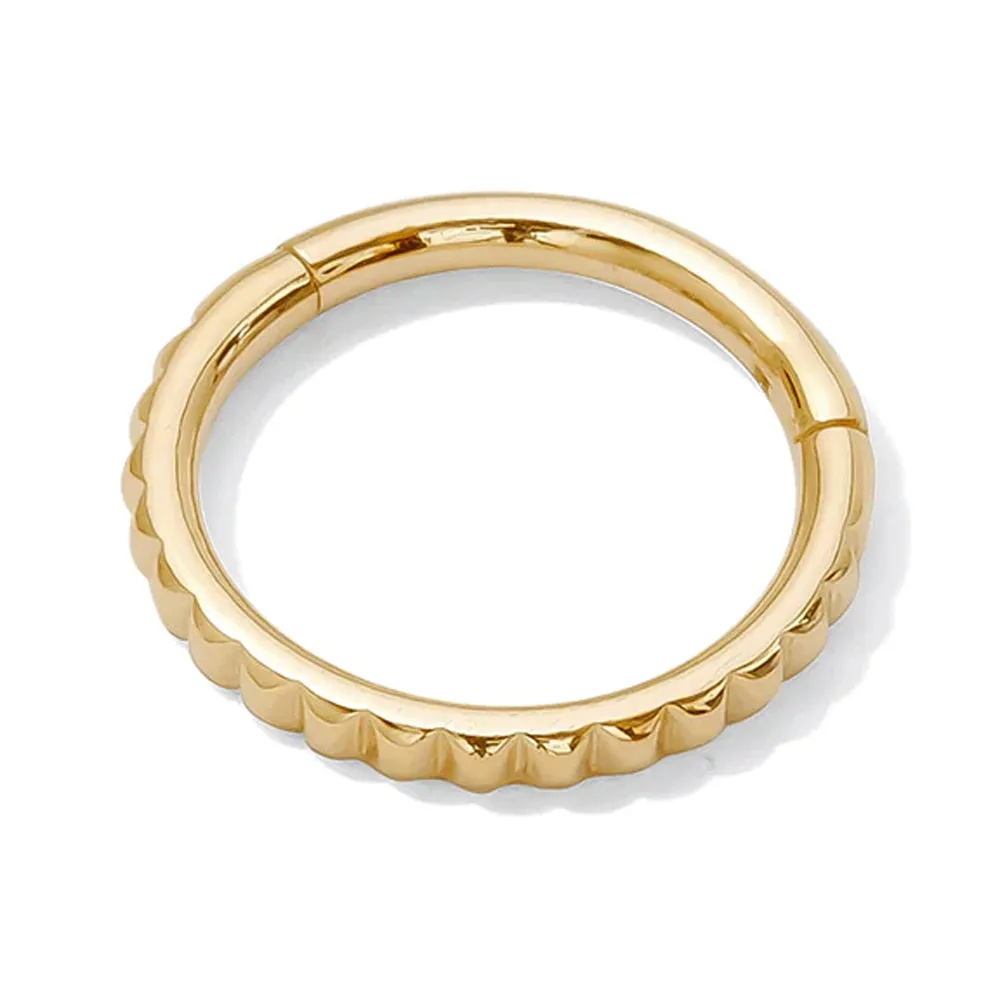 Tokyo Hinge Ring / Clicker in Gold