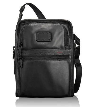 Tumi Alpha 2 Organizer Travel Leather Tote 