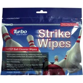 Turbo Strike Wipes 20 Sheet Zipper Pack