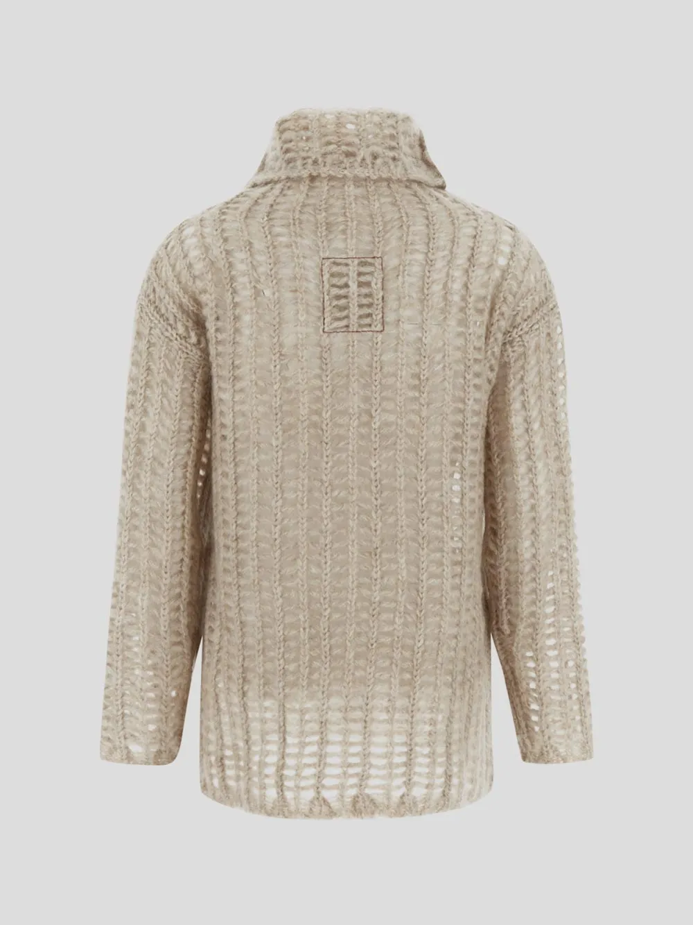 Uma Wang Open-Knit Turtleneck Jumper