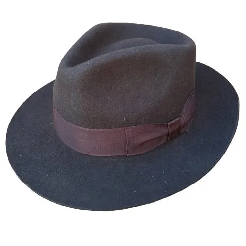 Unisex Classic Solid Wool Gangster Mobster Michael Jackson Fedora Hat