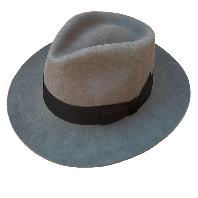 Unisex Classic Solid Wool Gangster Mobster Michael Jackson Fedora Hat