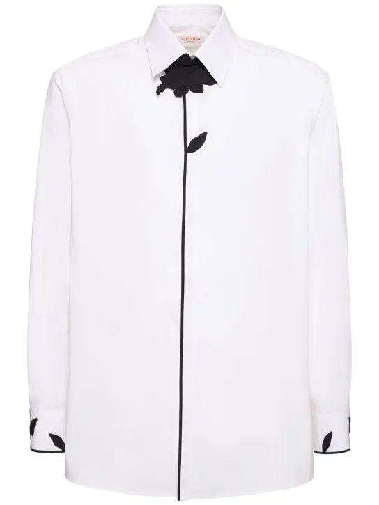 VALENTINO  |Long Sleeves Cotton Bridal Luxury Outlet Shirts