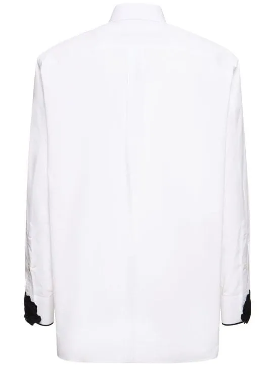 VALENTINO  |Long Sleeves Cotton Bridal Luxury Outlet Shirts