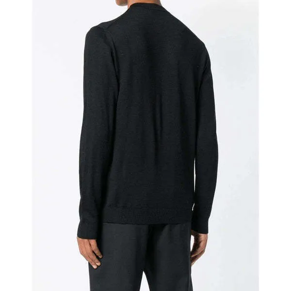 VERSACE  |Crew Neck Wool Long Sleeves Logo Luxury Sweaters