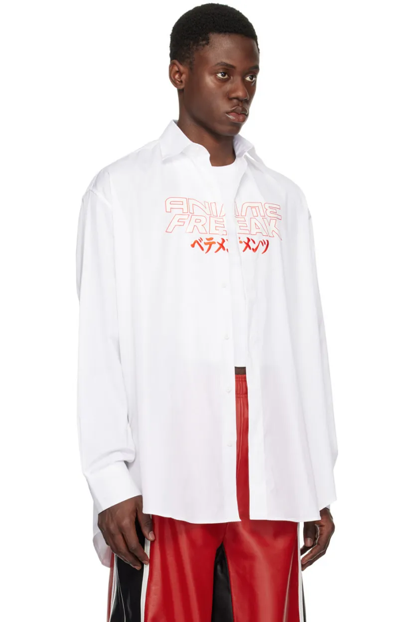 VETEMENTS  |Street Style Long Sleeves Cotton Shirts