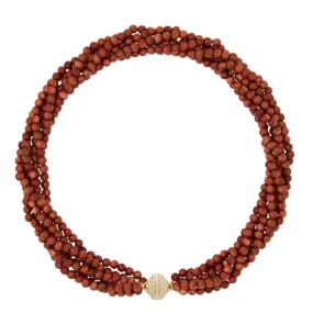 Victoire Goldstone 4.5mm Multi-Strand Necklace