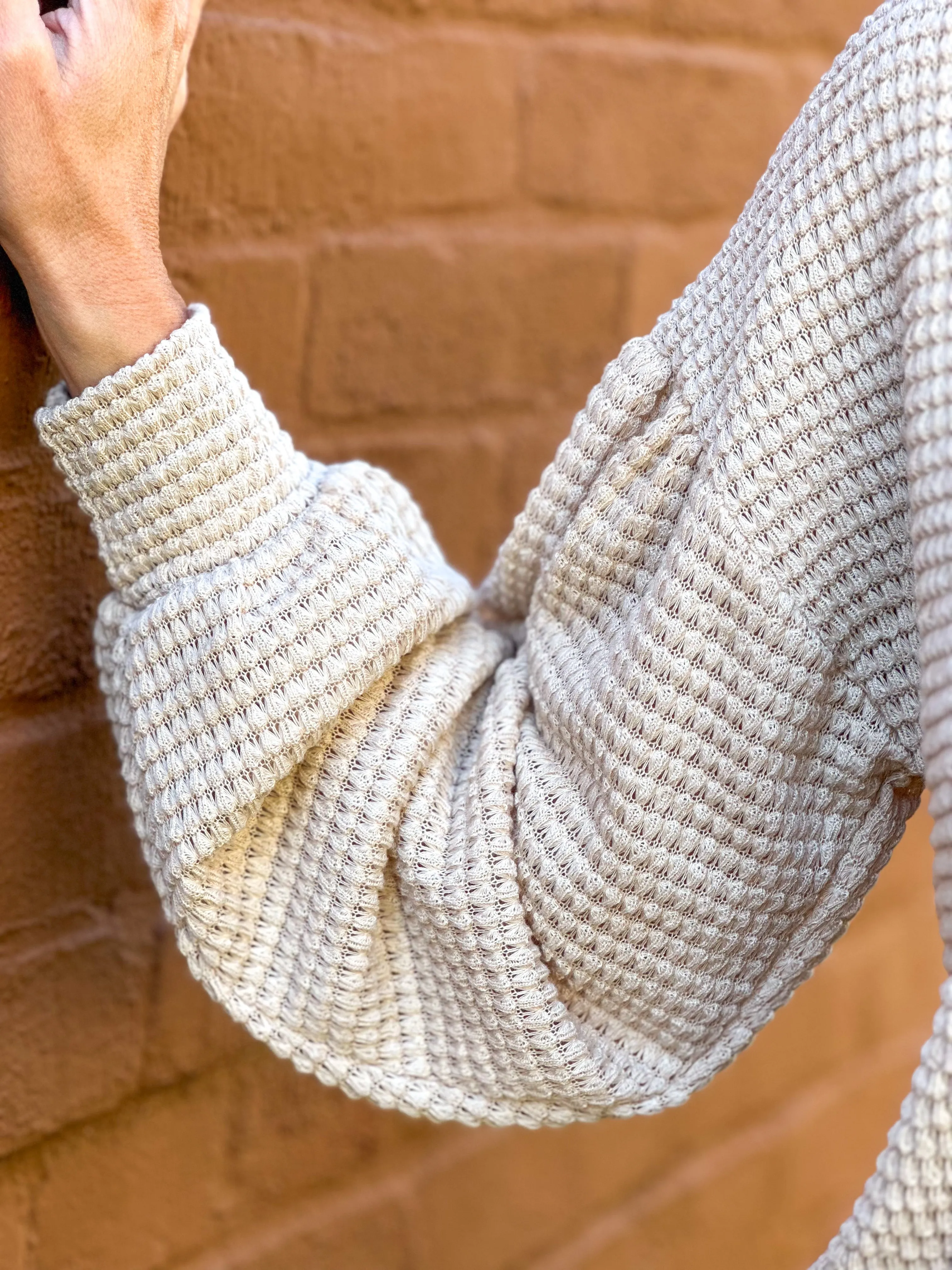 Waverly Waffle Knit Top