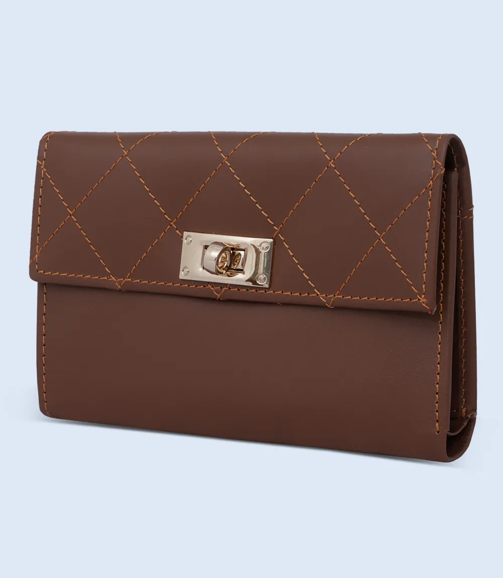 WB2227-TAN-Women Wallet