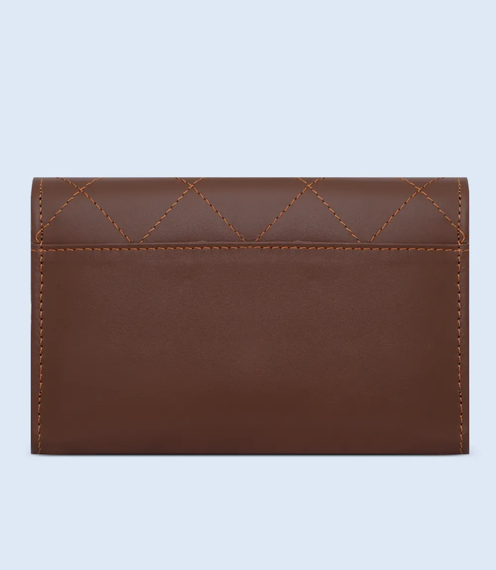 WB2227-TAN-Women Wallet