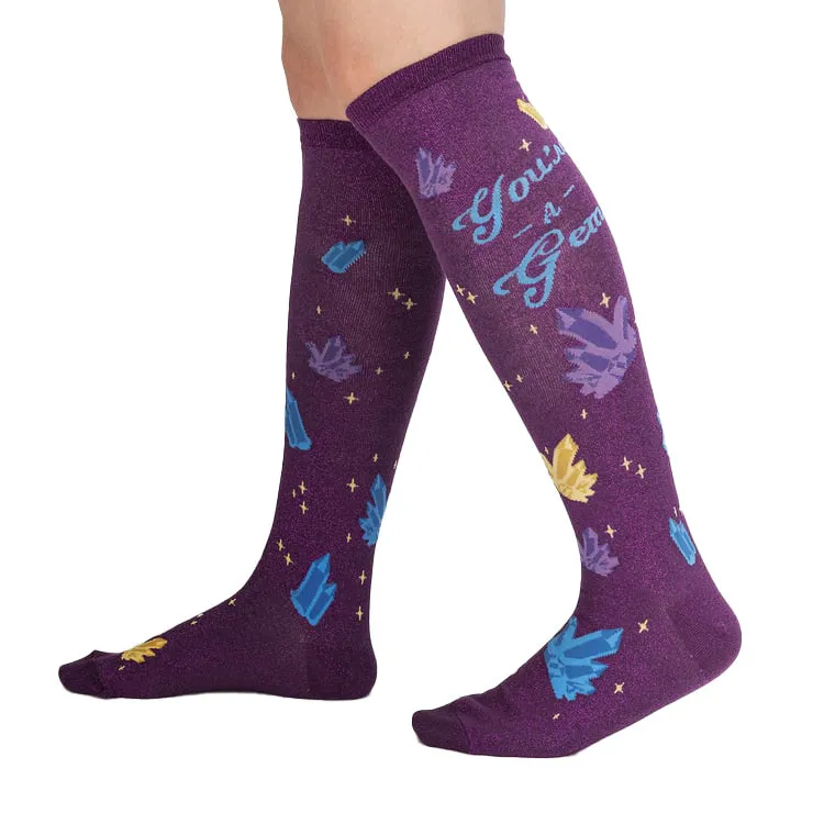 Women's You're a Gem Knee High Socks