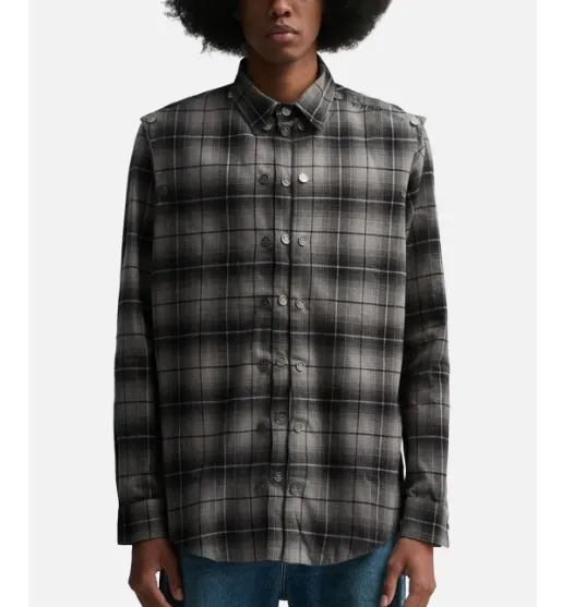 Y PROJECT  |Other Plaid Patterns Long Sleeves Cotton Shirts