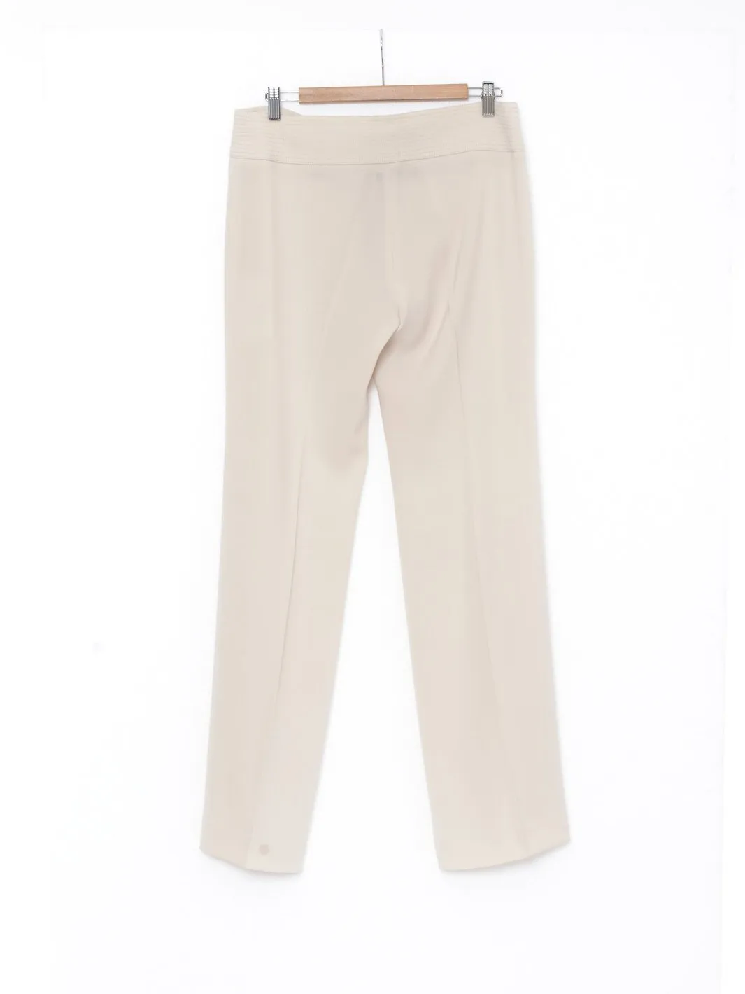 Y2K Ter et Bantine ivory-colored palazzo pants