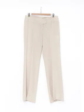 Y2K Ter et Bantine ivory-colored palazzo pants