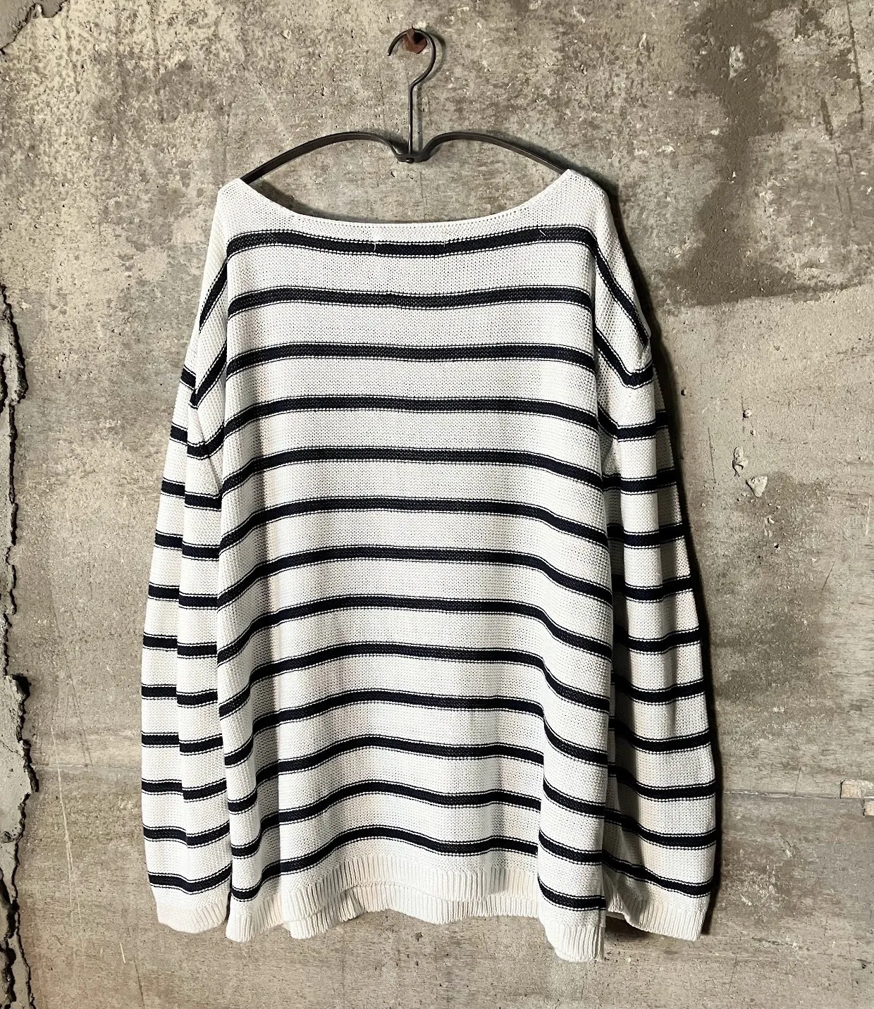 ZARA  |Stripes Long Sleeves V-neck & Crew neck